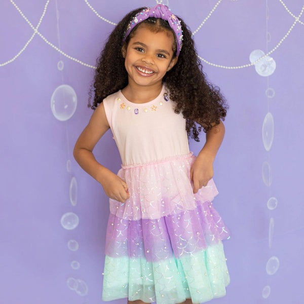 Sweet Wink - Mermaid Gemstone Headband - Kids Hair Accessories - Summer
