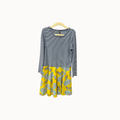 Tea Collection - Blue Stripe Floral Dress - Size 7