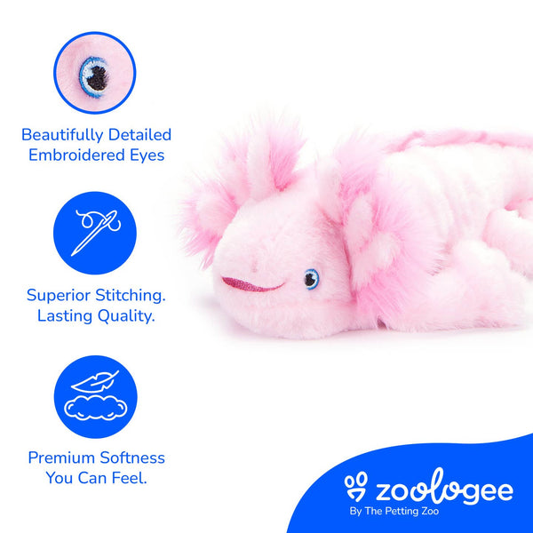 The Petting Zoo - Earth Keeperz Axolotl Plush