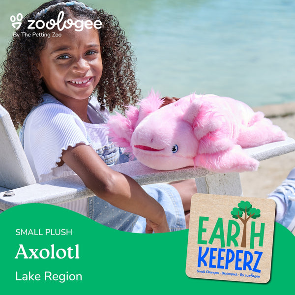 The Petting Zoo - Earth Keeperz Axolotl Plush