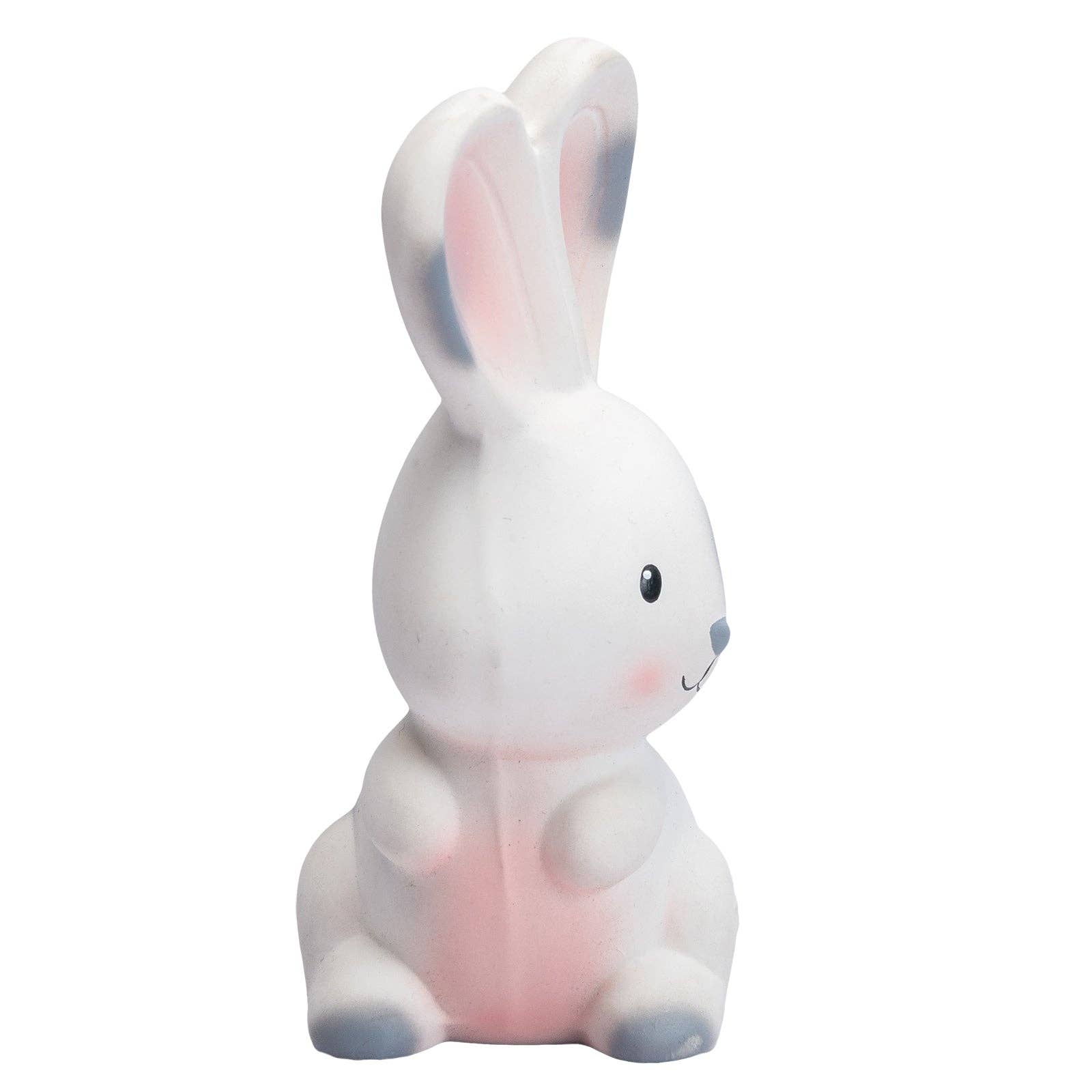 White rabbit-shaped night light on a white background