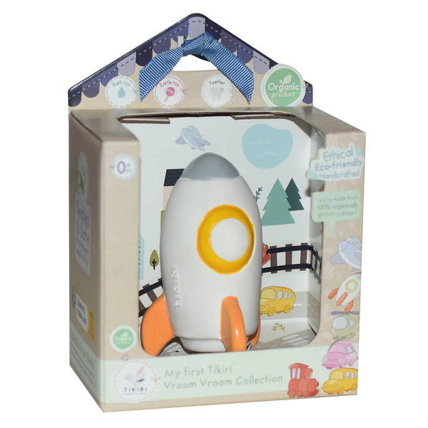 Children's toy in a colorful packaging box with vehicle-themed graphics.