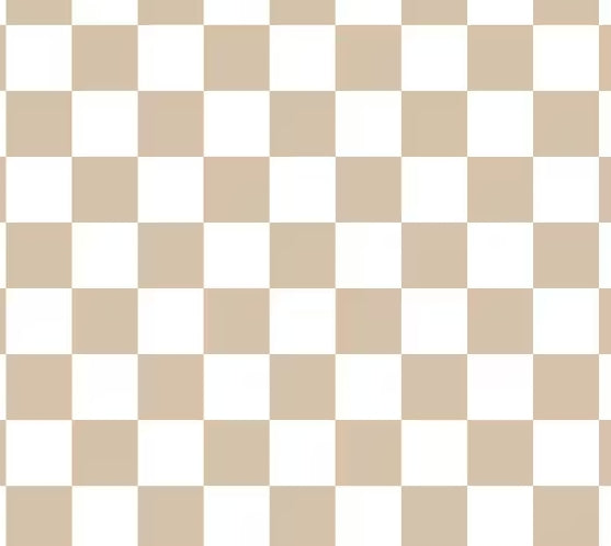 Checkered pattern with beige and white squares
