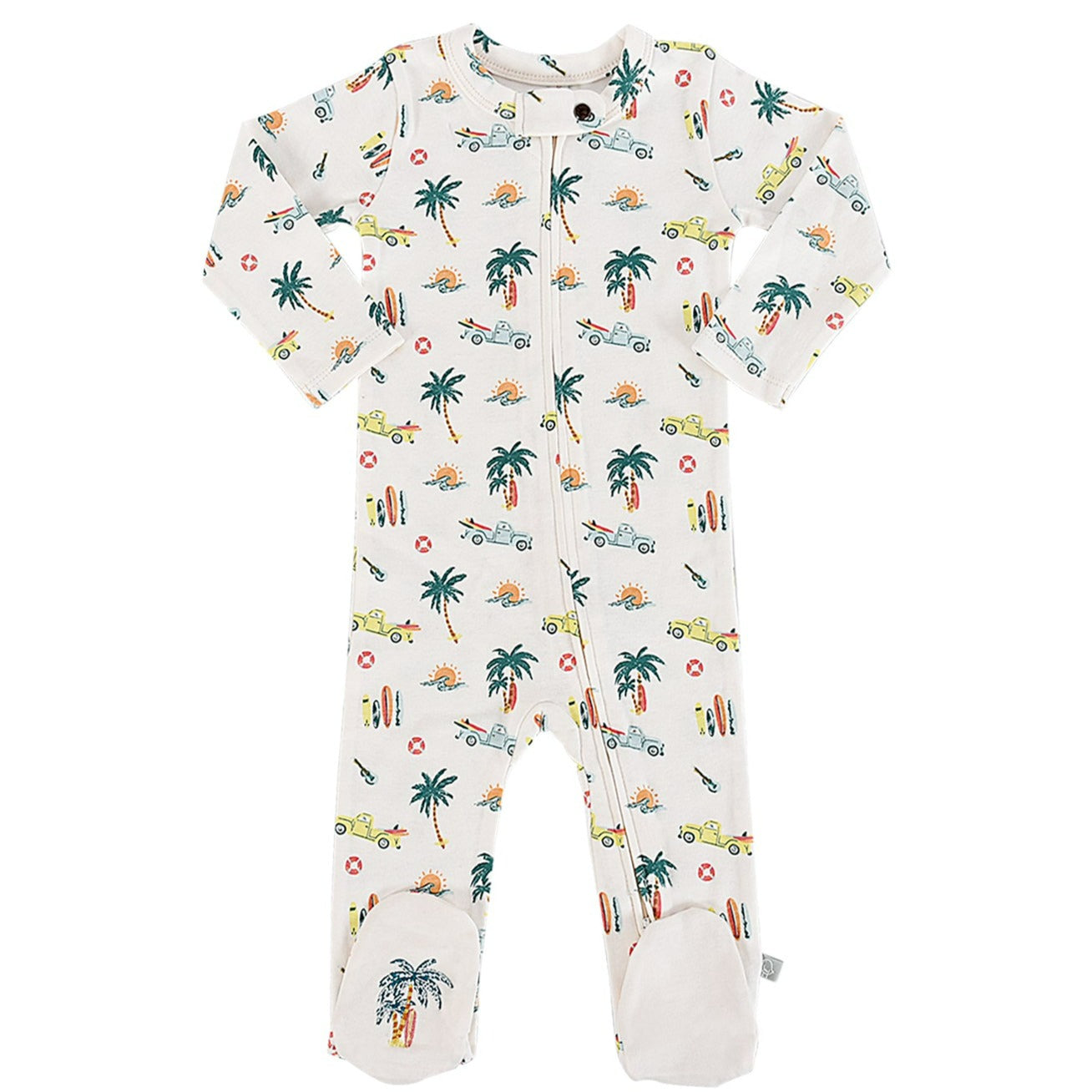 Footie Romper - Beach Vibes