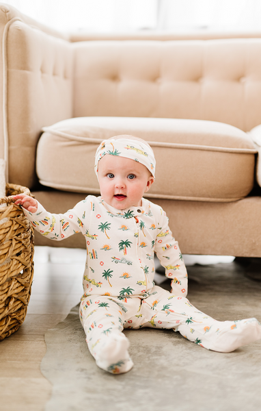 Footie Romper - Beach Vibes
