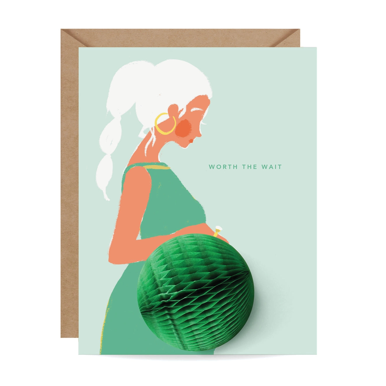 Inklings Paperie - Worth the Wait Pop-up Card
