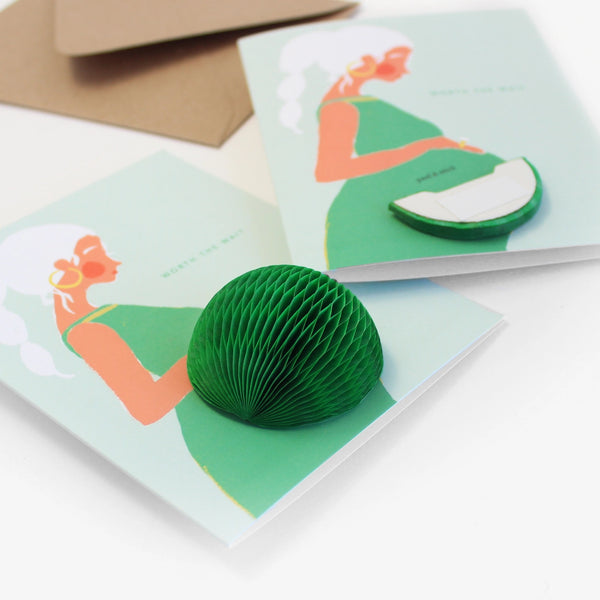 Inklings Paperie - Worth the Wait Pop-up Card