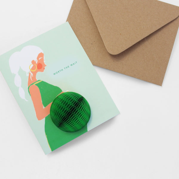 Inklings Paperie - Worth the Wait Pop-up Card