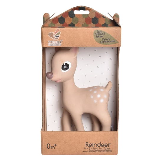 Ralphie the Reindeer Organic Rubber Toy