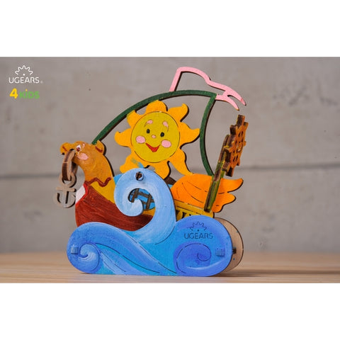 UGears 4Kids Sailboat