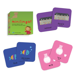 Minilingo, French/English Card Game