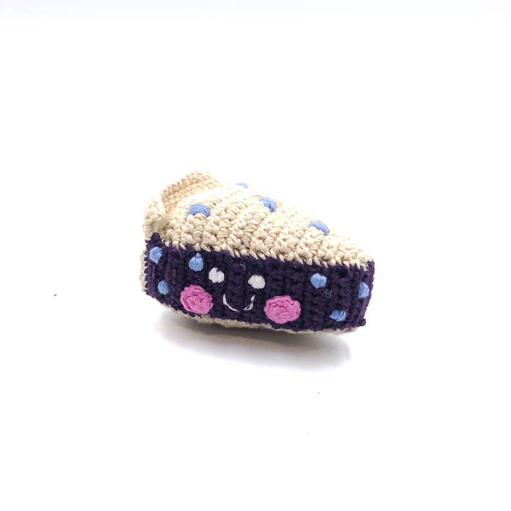 Friendly Blueberry Pie Rattle