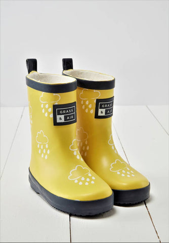 Kids Yellow Colour Changing Wellies