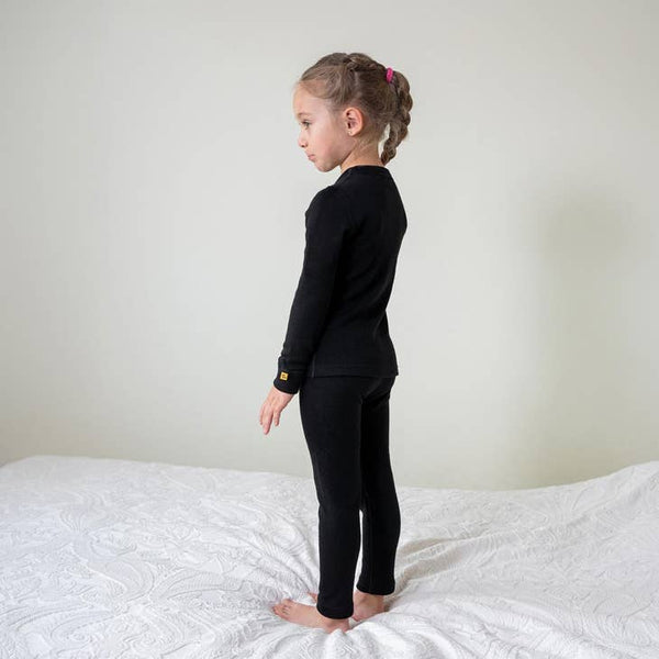 Menique - Merino Wool 250 Unisex Leggings - Black