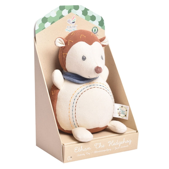 Tikiri Toys- Ethan the Hedgehog- Plush Activity Toy