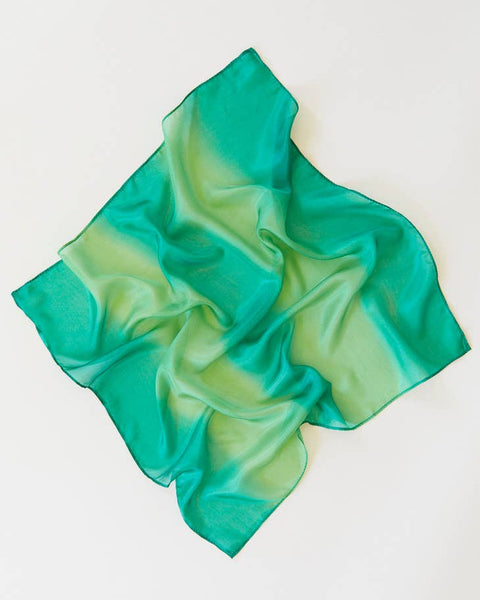 Earth Playsilks - Open-Ended 100% Silk, Natural Waldorf Toys -Forest
