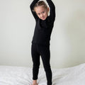 Menique - Merino Wool 250 Unisex Leggings - Black