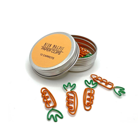 Neon Magpie Paper Clips