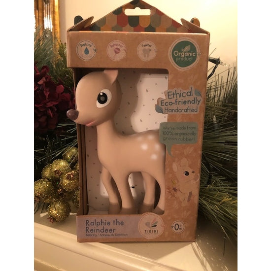 Ralphie the Reindeer Organic Rubber Toy