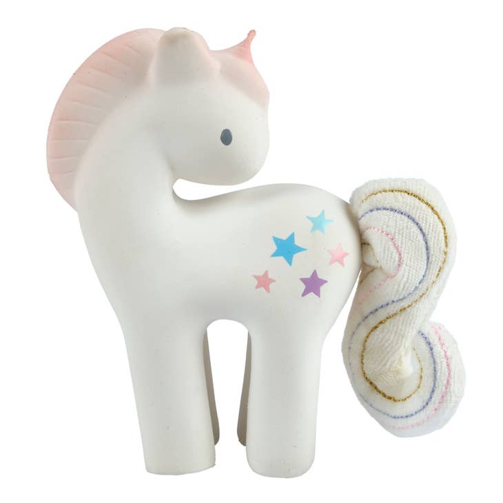 My First Tikiri Toy- Cotton Candy Unicorn - w/Crinkle Tail