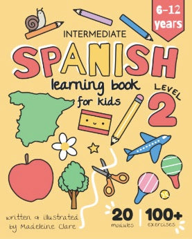 Spanish Learning Book for Kids - Level 2
