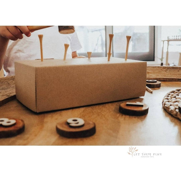 Let Them Play Toys - Set 10 Wooden Nails