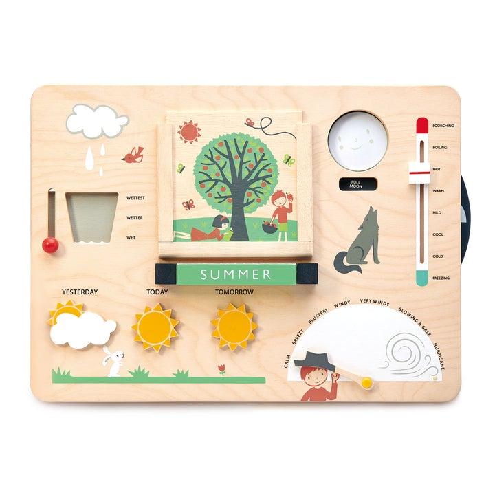 Weather Watch Wooden Calendar