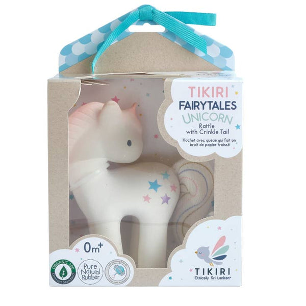 My First Tikiri Toy- Cotton Candy Unicorn - w/Crinkle Tail