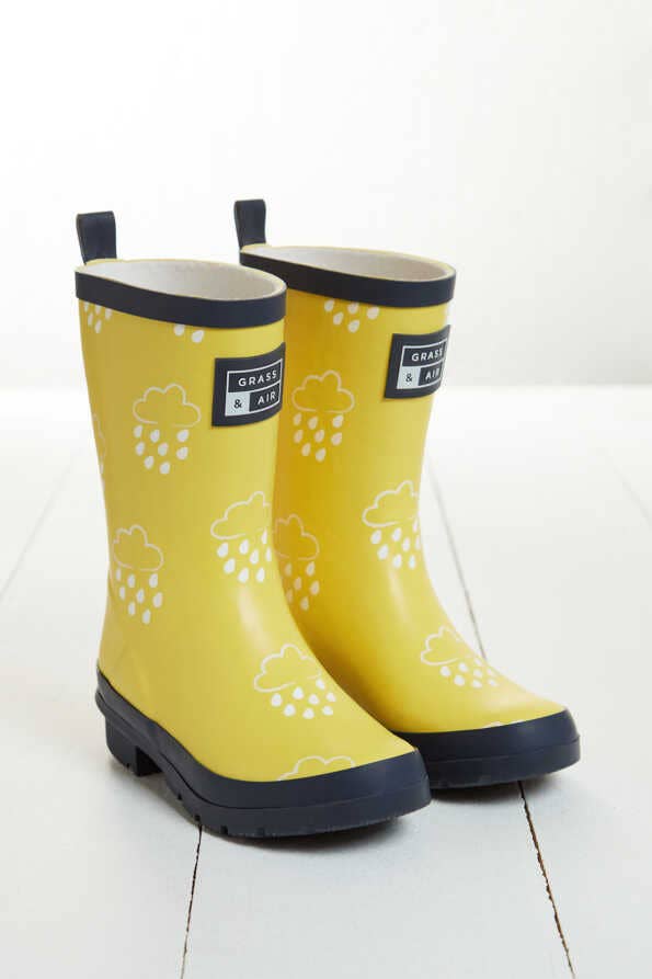 Kids Yellow Colour Changing Wellies
