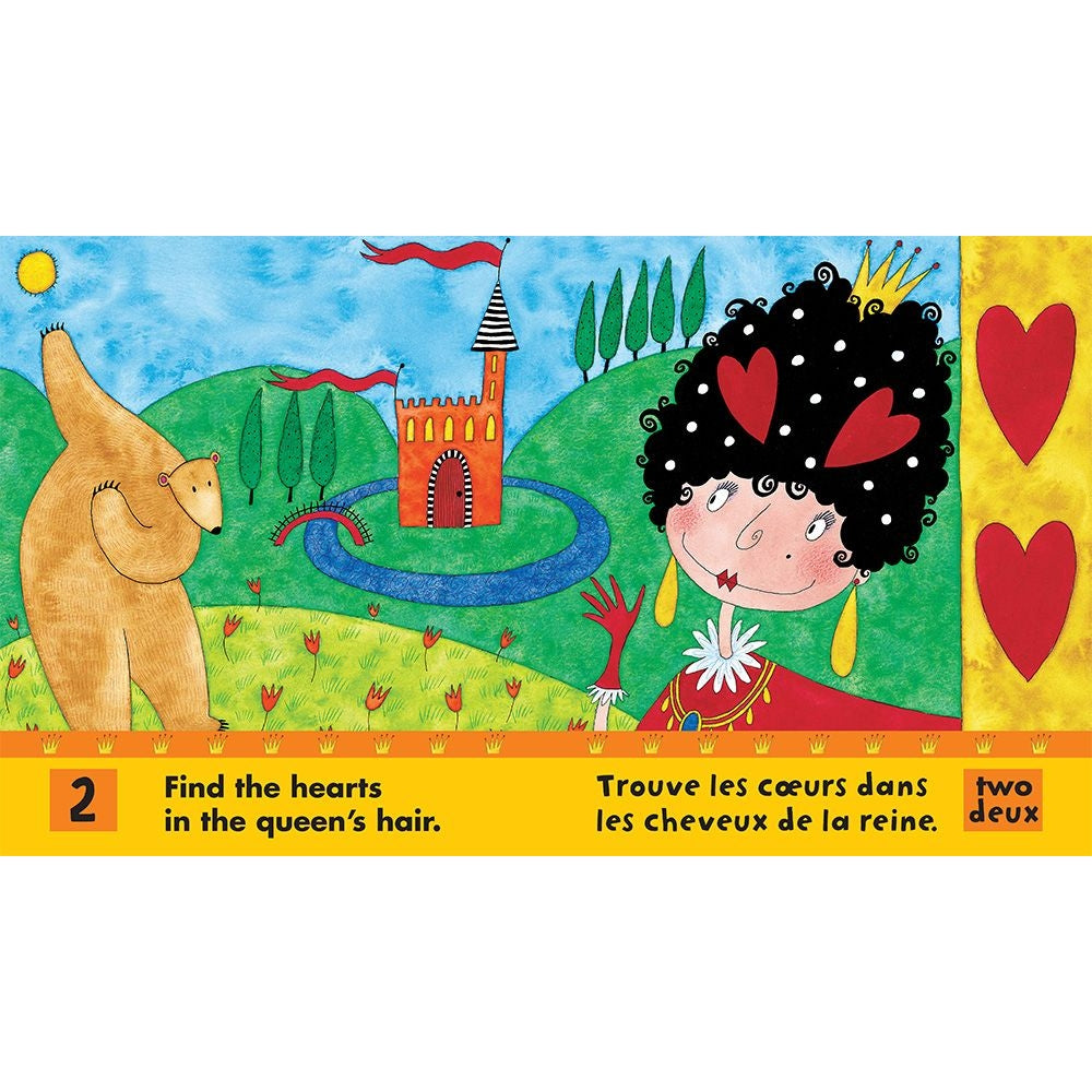 Bear in a square french english book open
