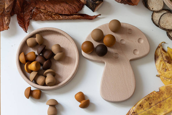 Toadstool Fine Motor Board