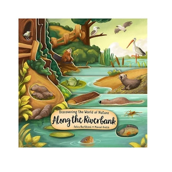 Happy Fox BOOKS - Along the Riverbank Layered Board Book