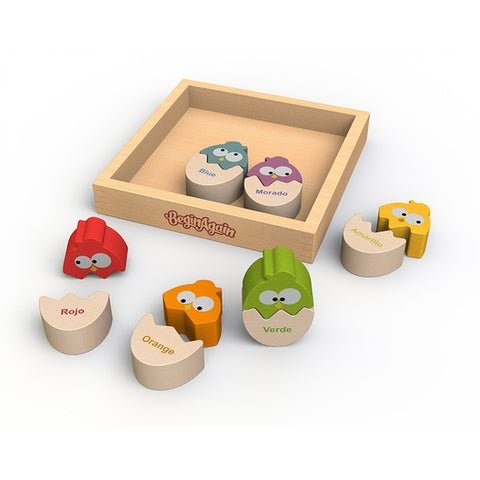 Color N'Eggs - Bilingual Matching Puzzle