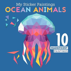 Happy Fox BOOKS - My Sticker Paintings: Ocean Animals