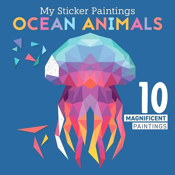 Happy Fox BOOKS - My Sticker Paintings: Ocean Animals