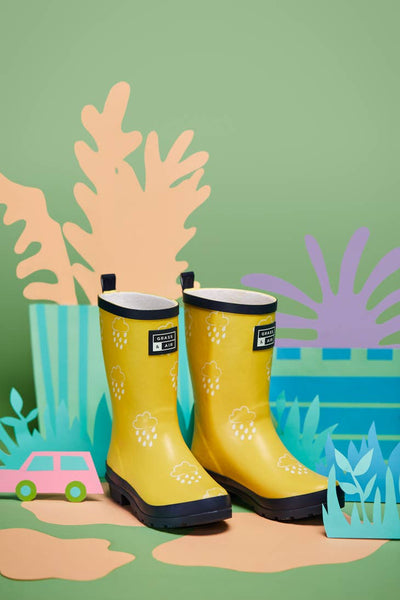 Kids Yellow Colour Changing Wellies