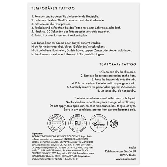 Nuukk - Organic Tattoos - Seasonal