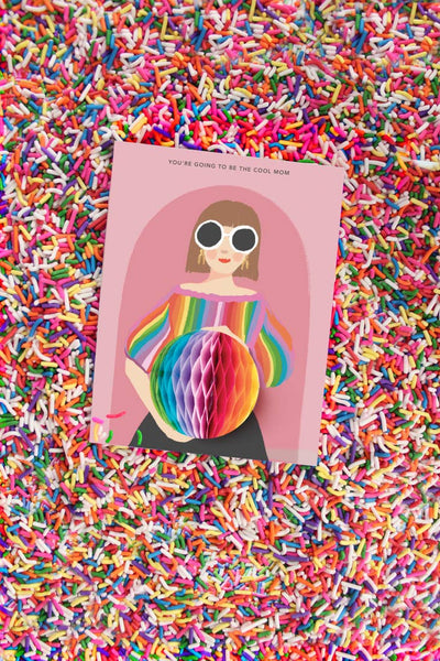 Inklings Paperie - Cool Mom Congratulations Pop-up