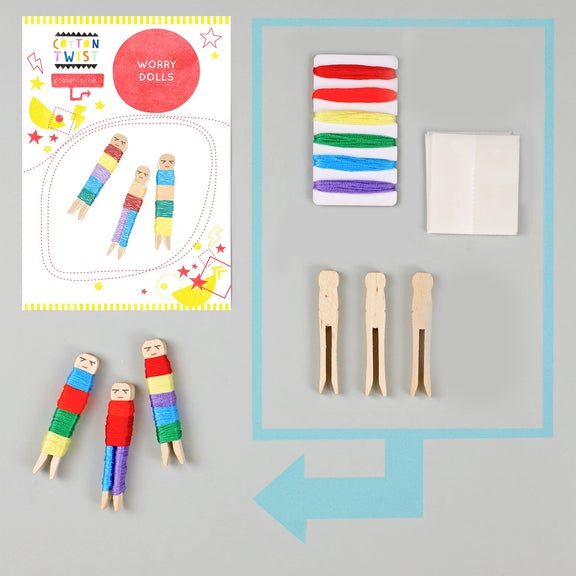 Cotton Twist - Make Your Own Worry Dolls Kit